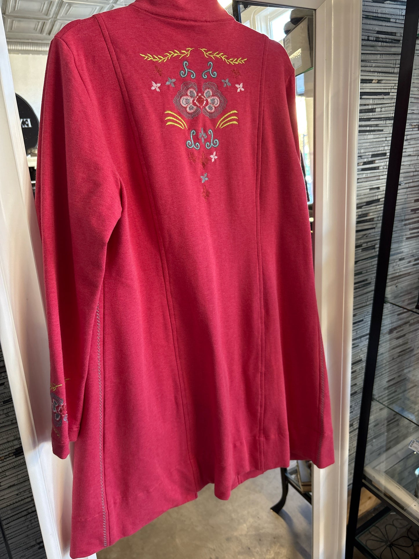 sundance Size L Orange/Multi Embroidered Jacket