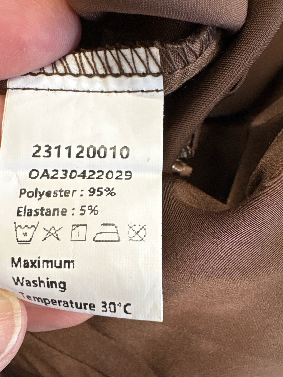 Commense Size M chocolate Pants