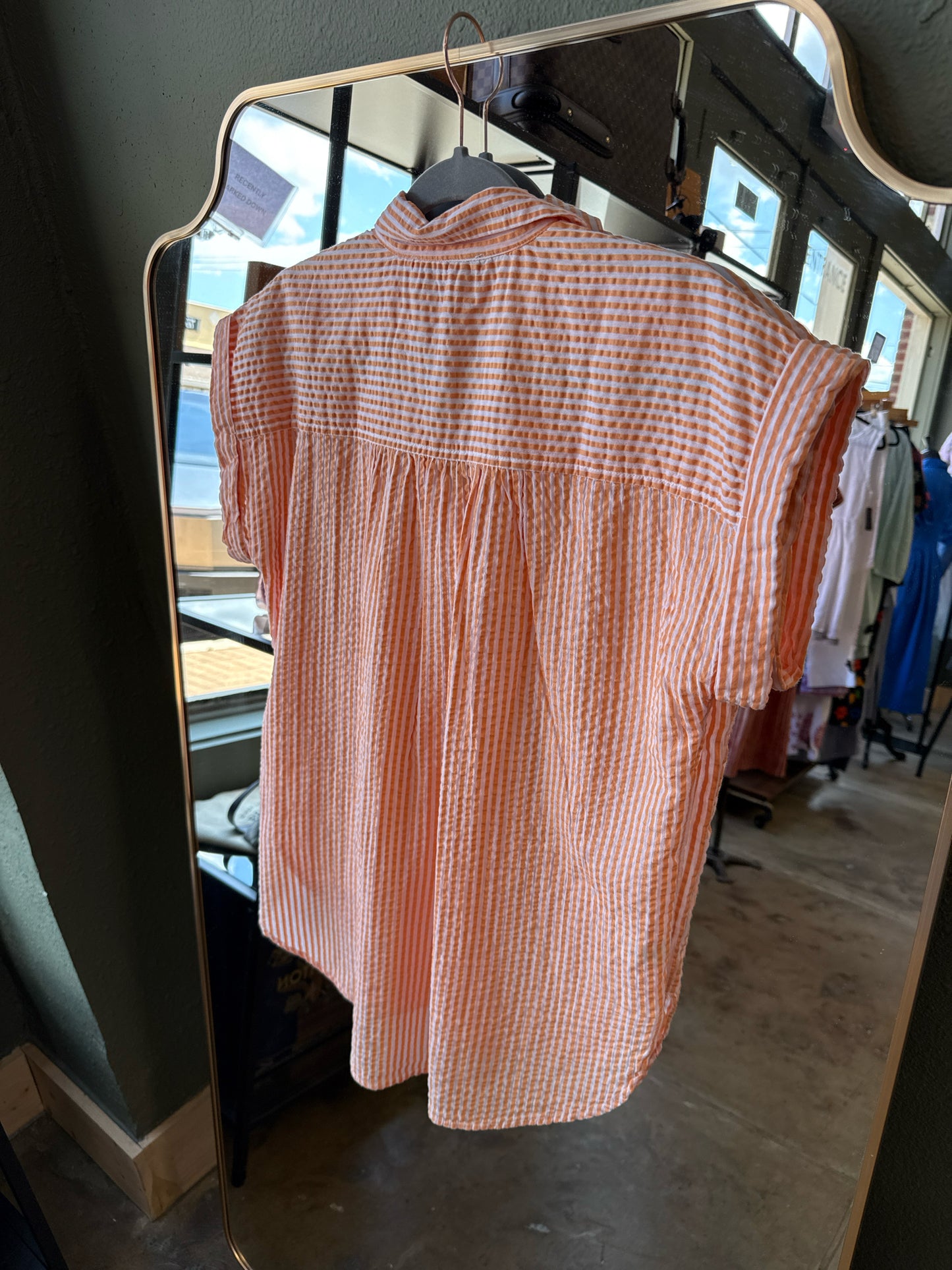 LOFT Size S Orange Top
