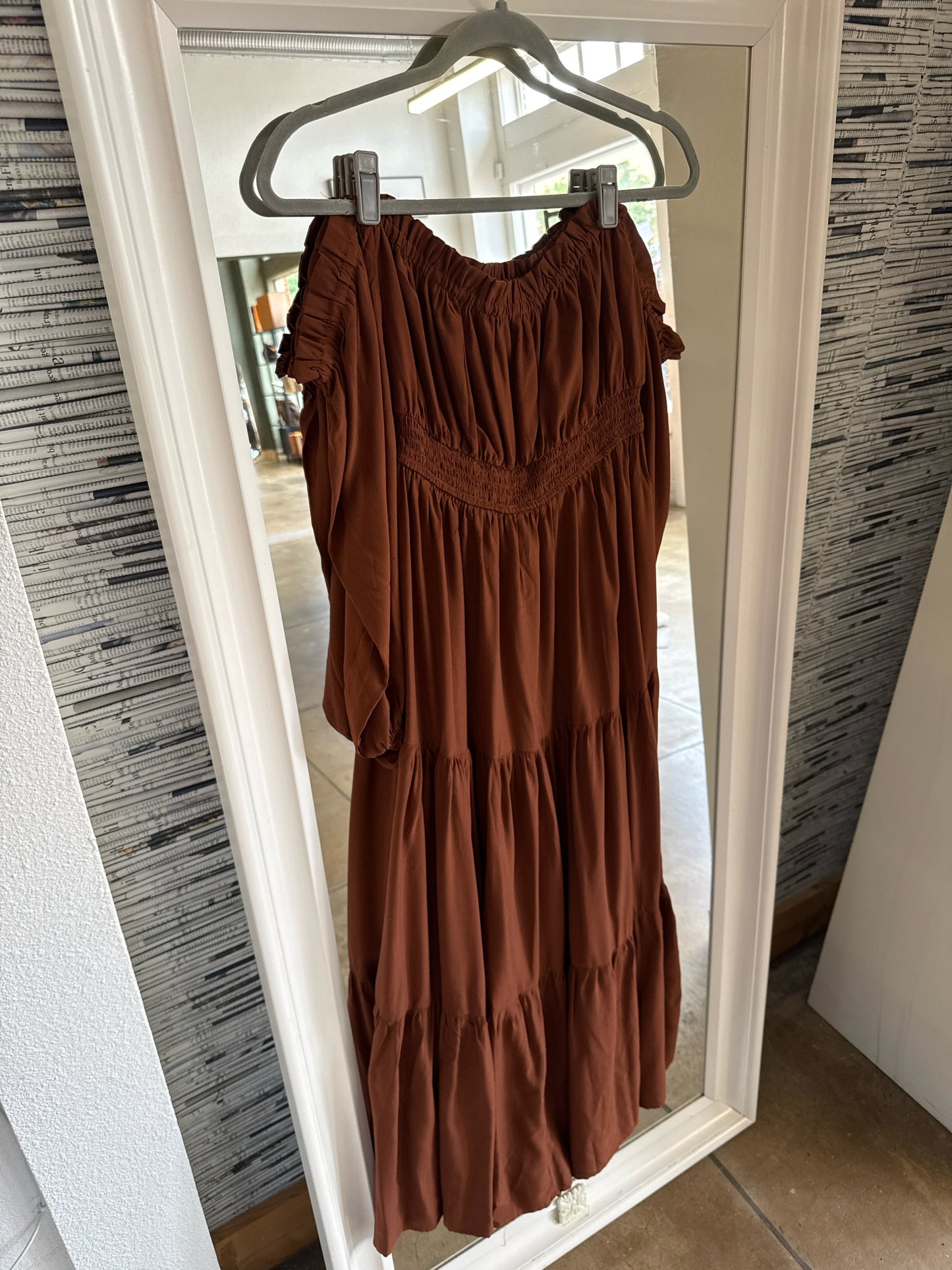 Zesica Size M Brown Dress