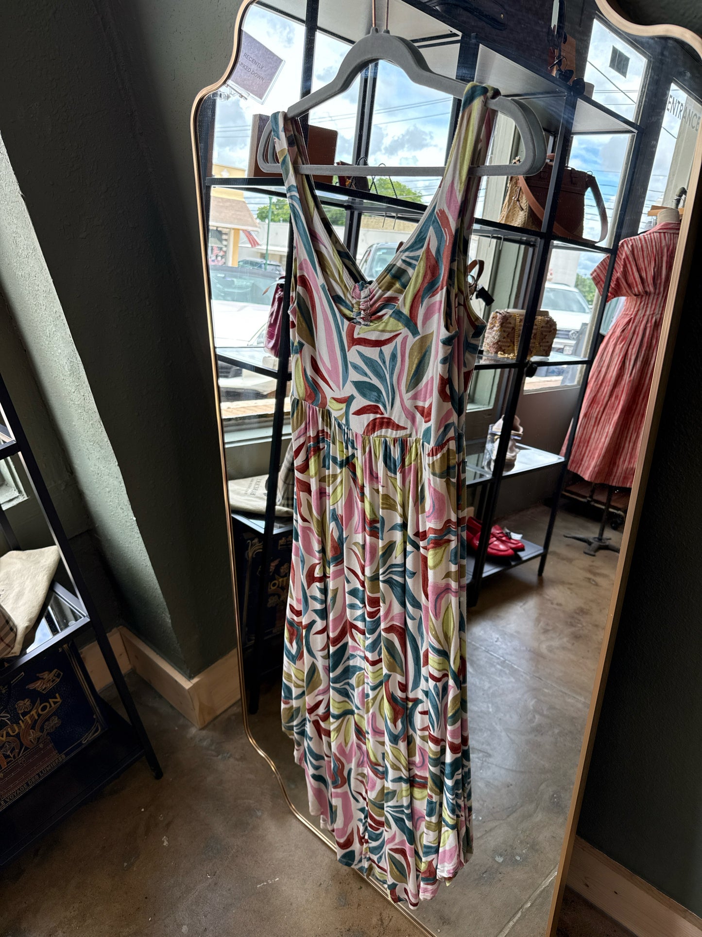 z supply Size S Pink/Green Dress