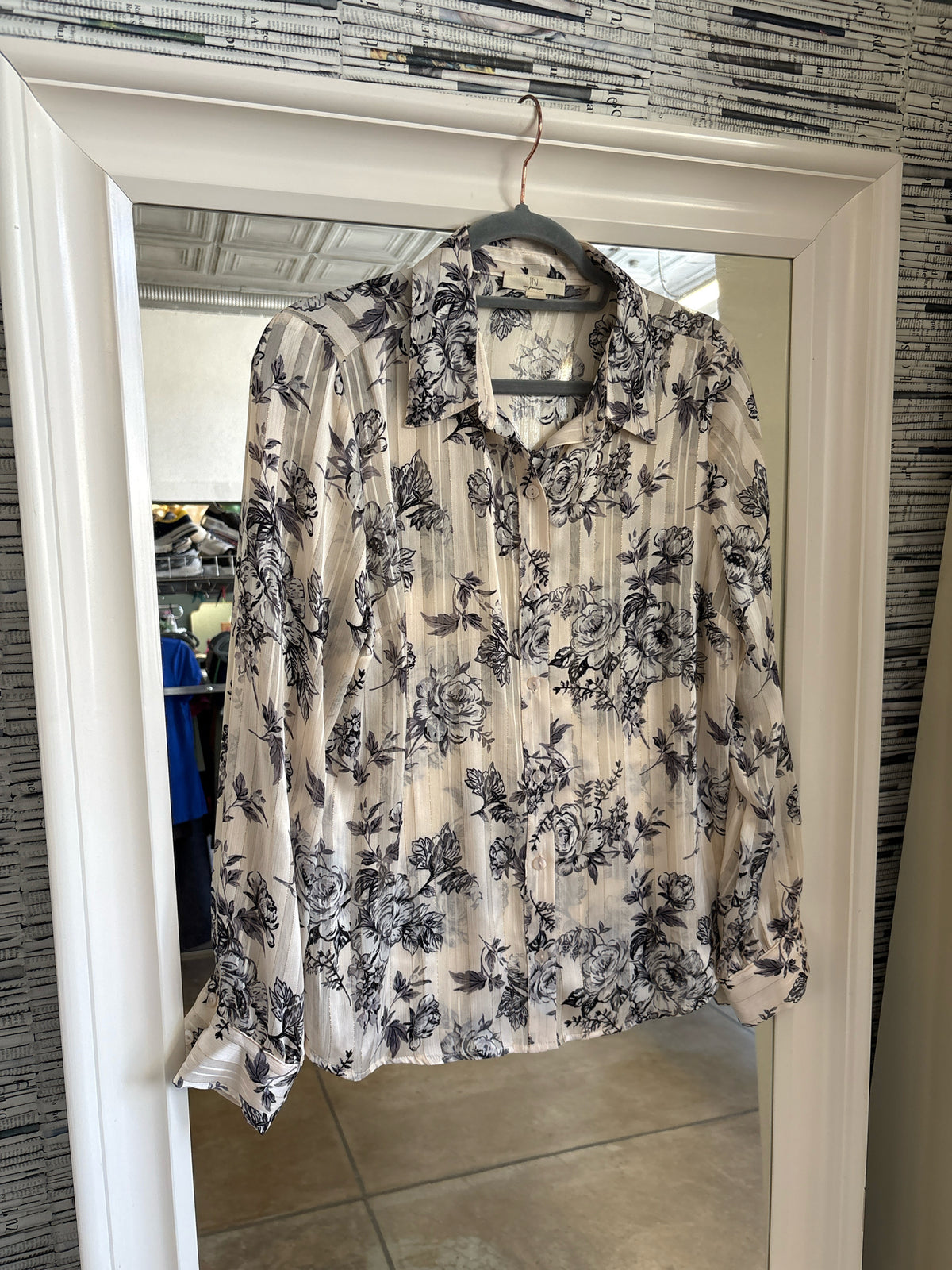 IN Size M Print Top