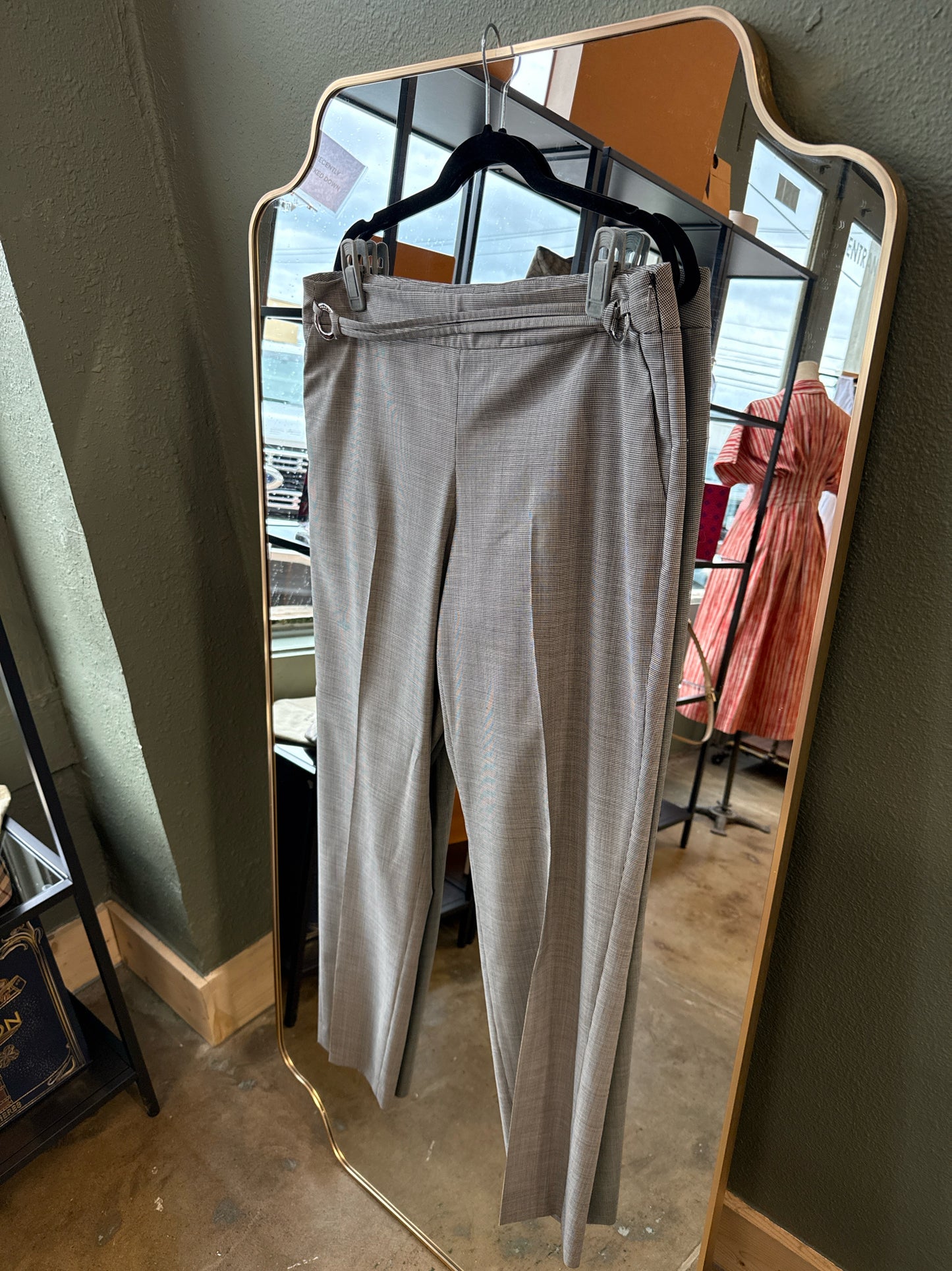 BOSS Size 12 Black/White Pants