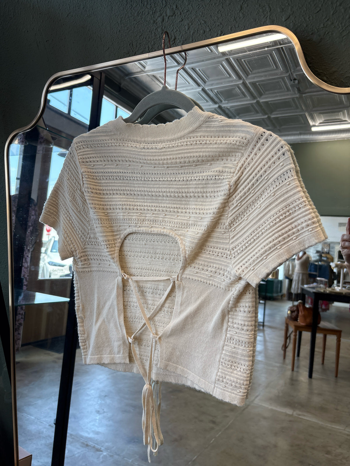 Lush Size S Cream Sweater