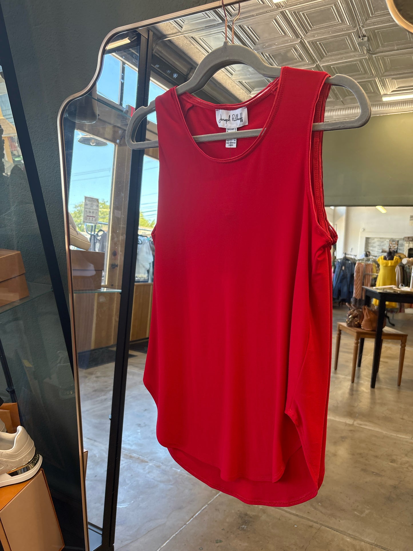 joseph ribkoff Size 8 Red Top