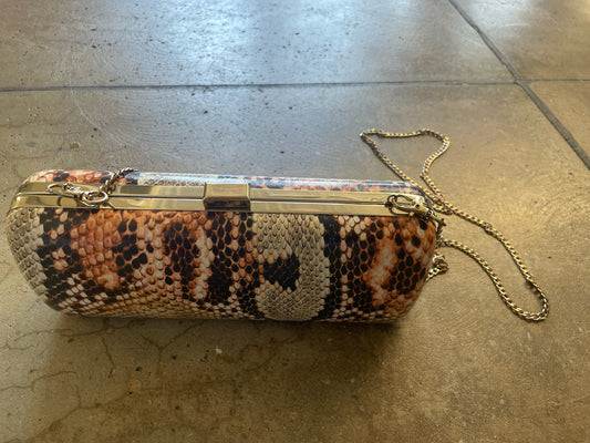 Charming Charlie Snakeskin Purse