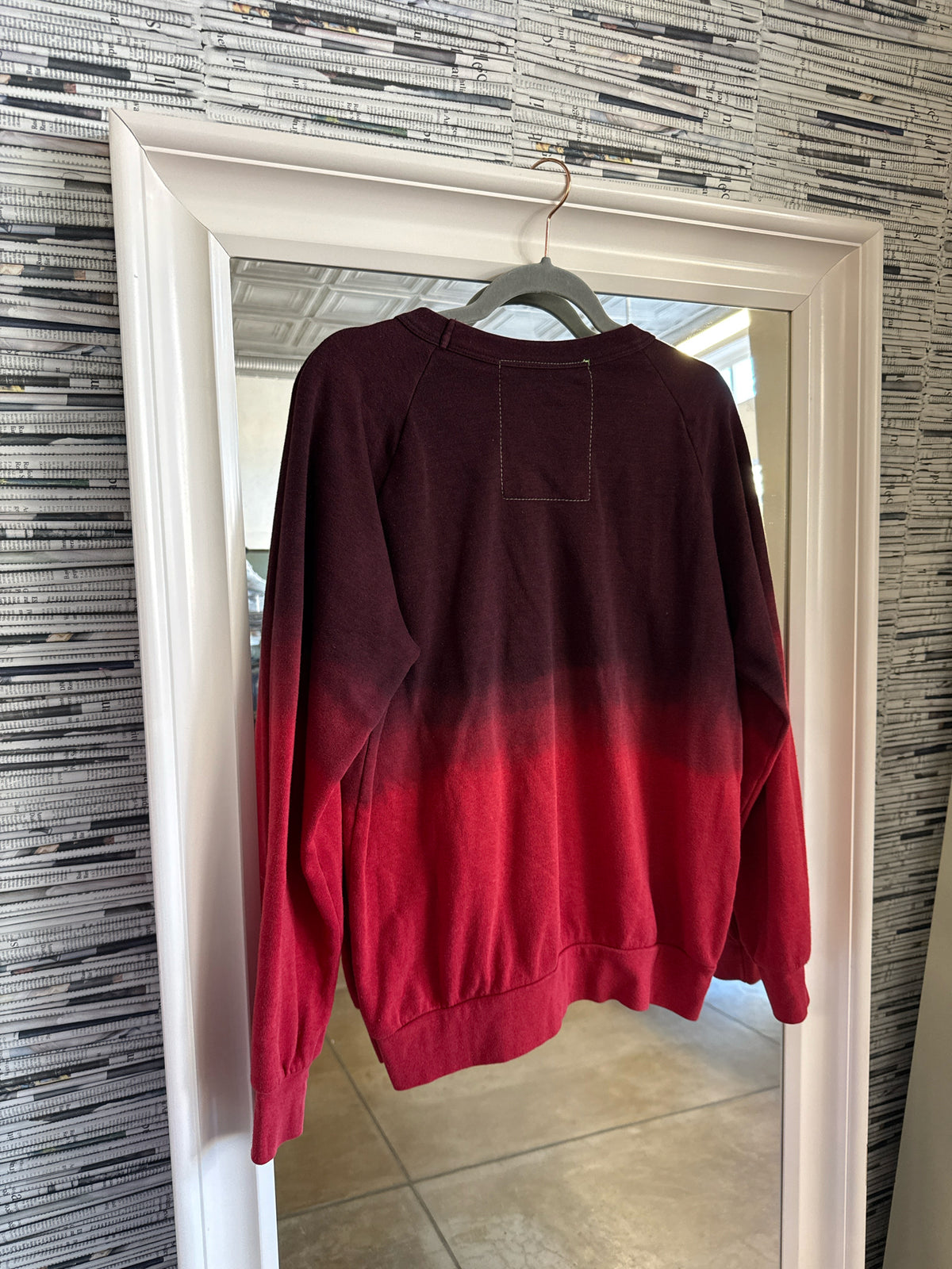 Aviator Nation Size S Maroon Pullover/Hoodie