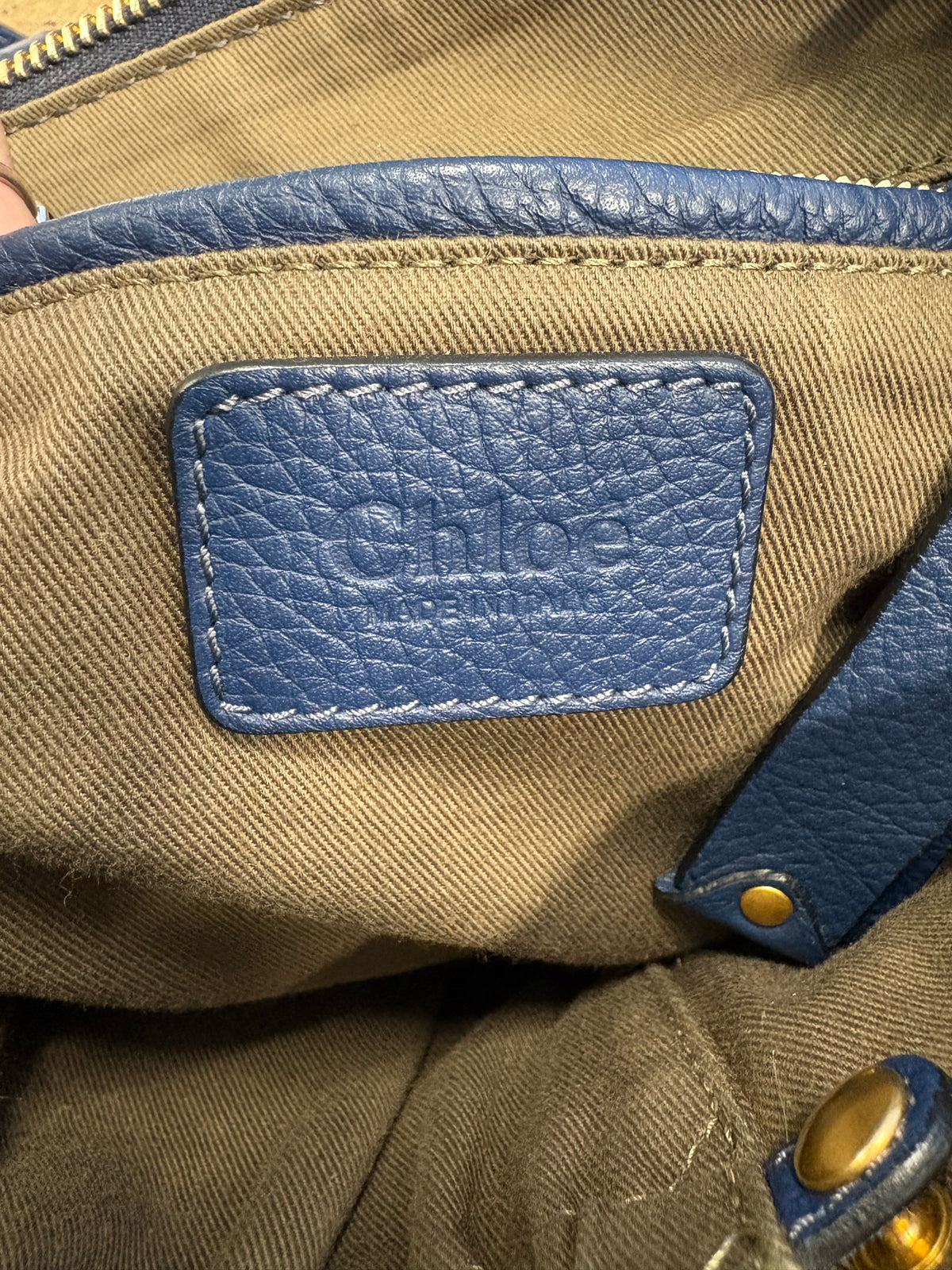 Chloe Navy Luxury