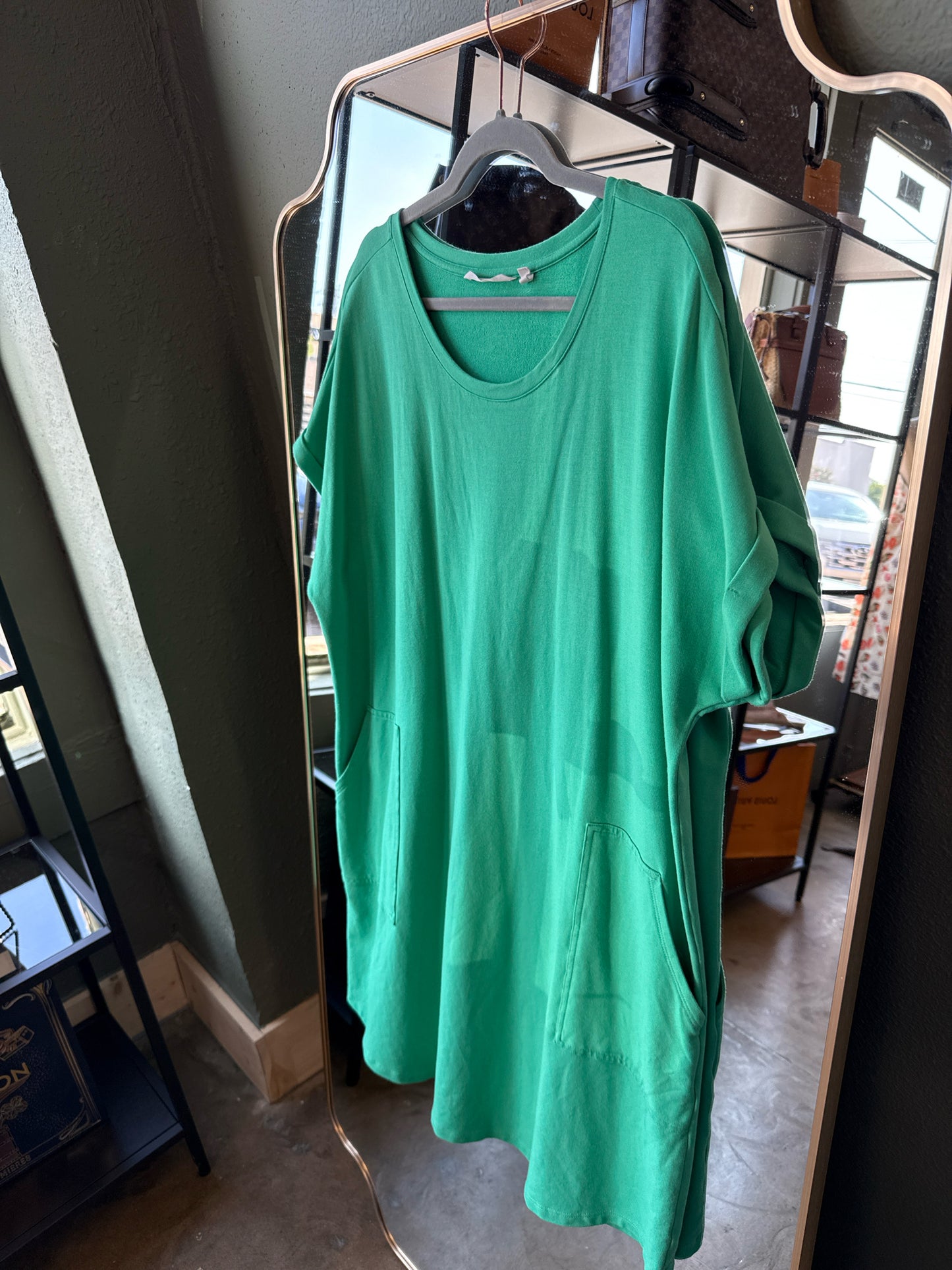 Soft Surroundings Size 1X Green Dress