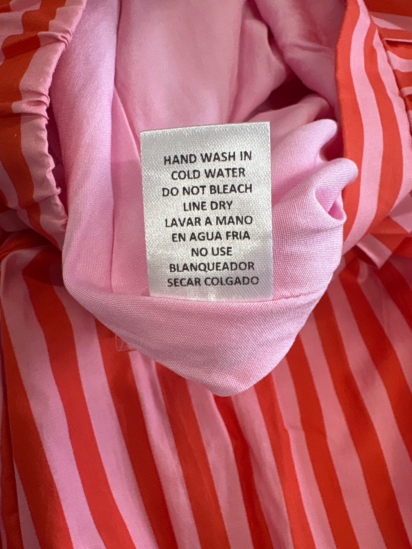 entro Size M Pink/Red Skirt