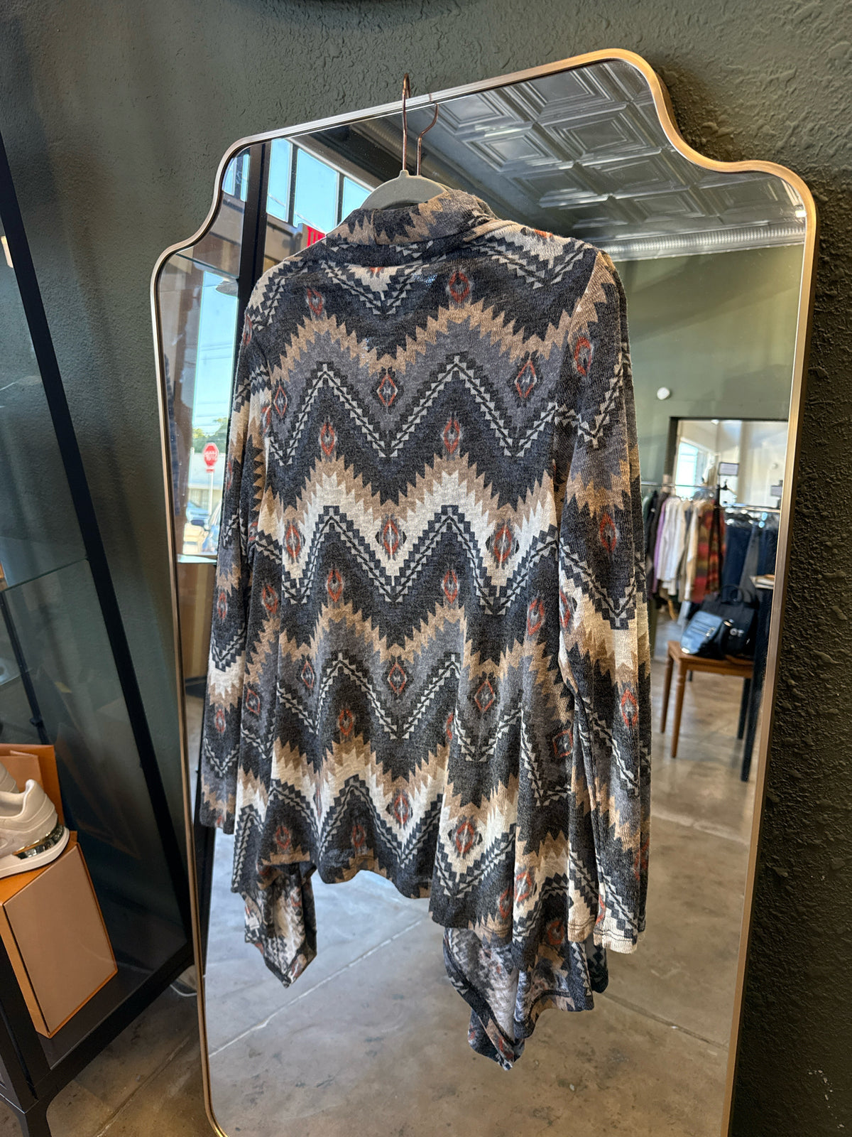 Bobeau Size XL Gray Poncho/Cape