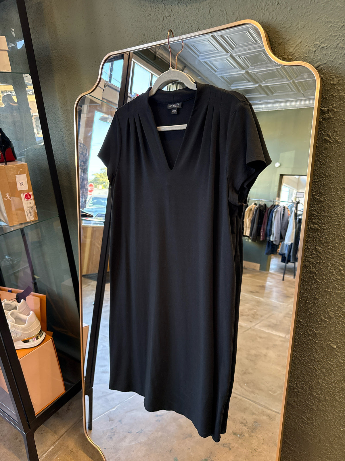 J Jill Size M Black Dress