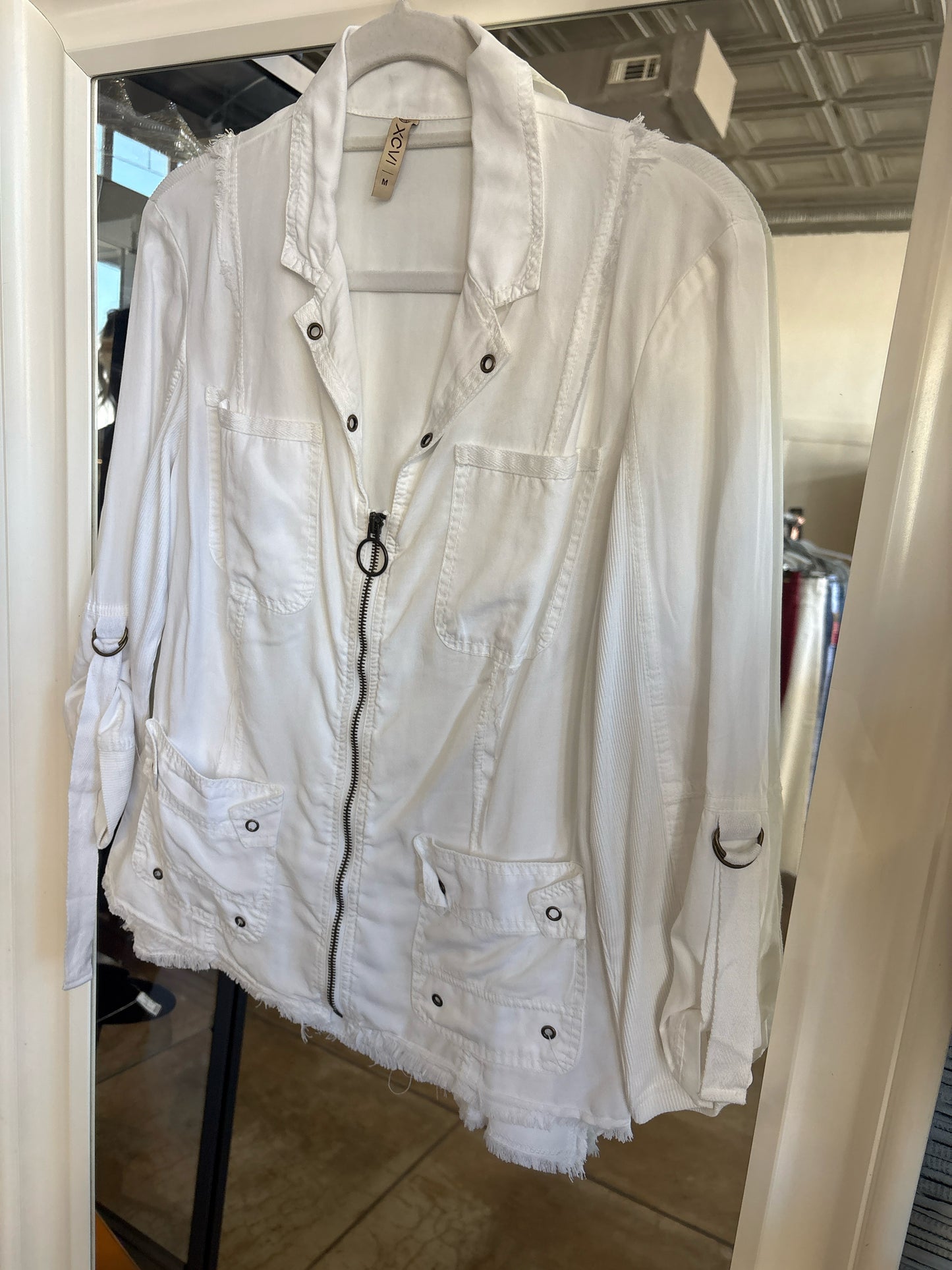 XCVI Size M White Jacket