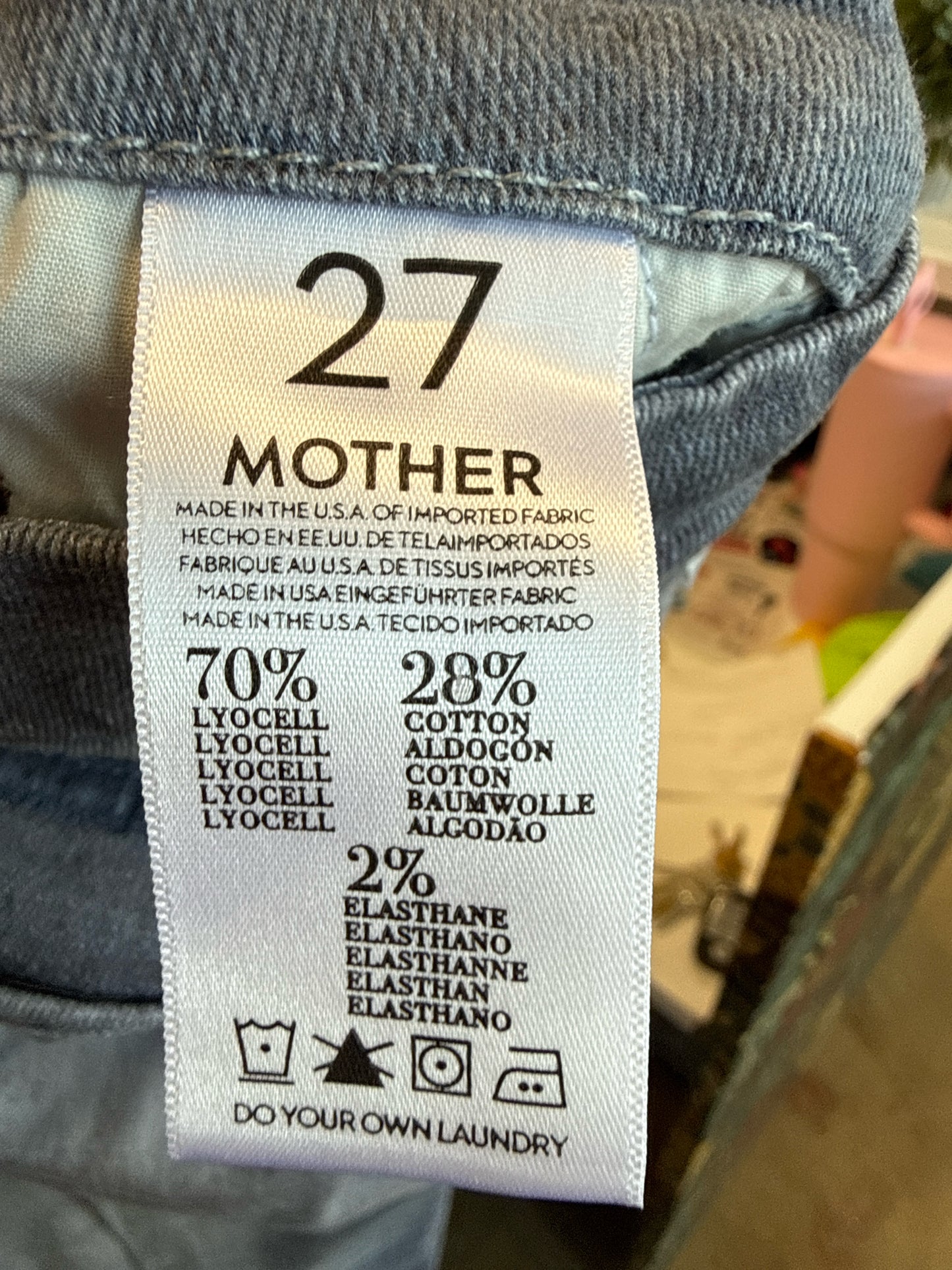 Mother Size 27 Denim Jeans