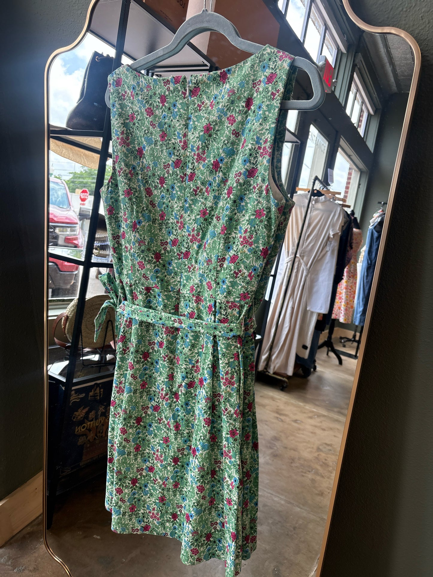 Anne Klein Size 10 green and multi Dress