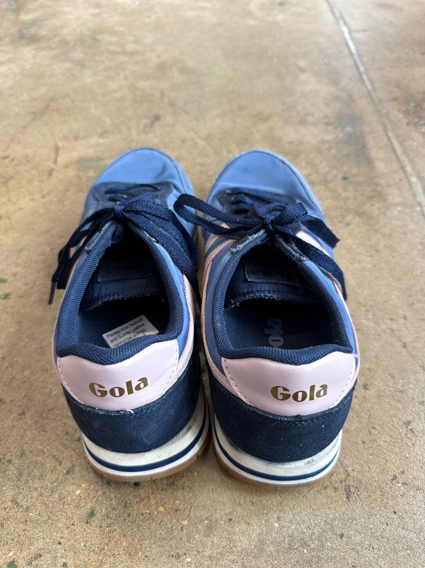 Gola Shoe Size 10 Blue/Pink Sneakers