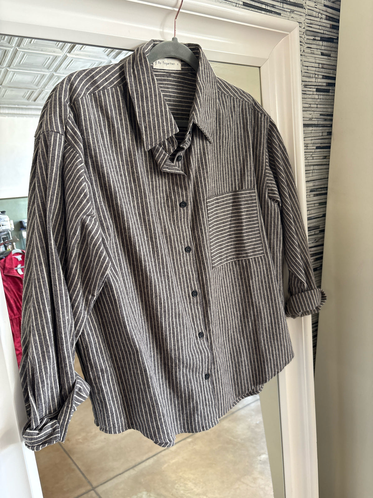 By Together Size S Gray Top