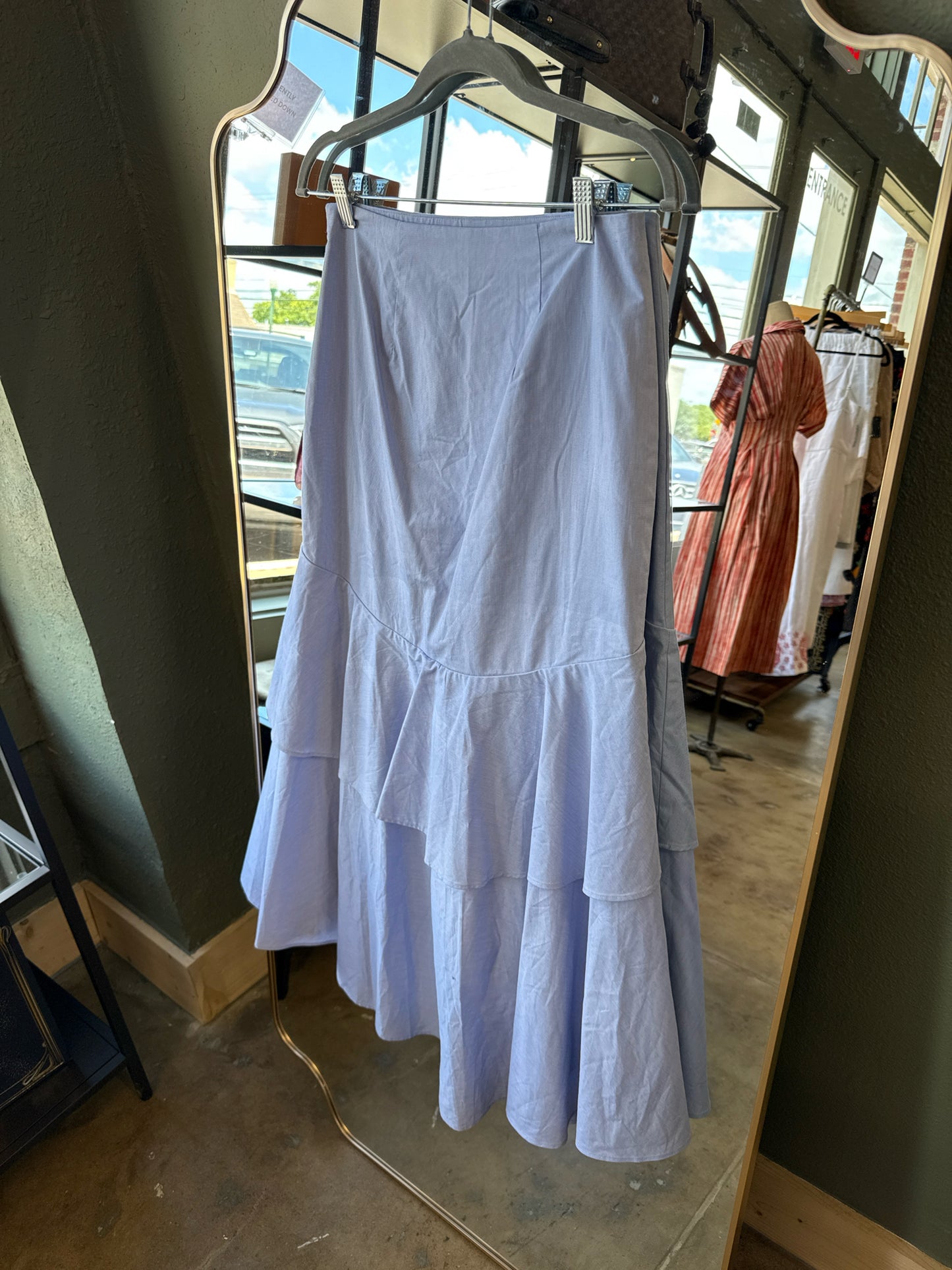 Banana Republic Size 0 Periwinkle Skirt