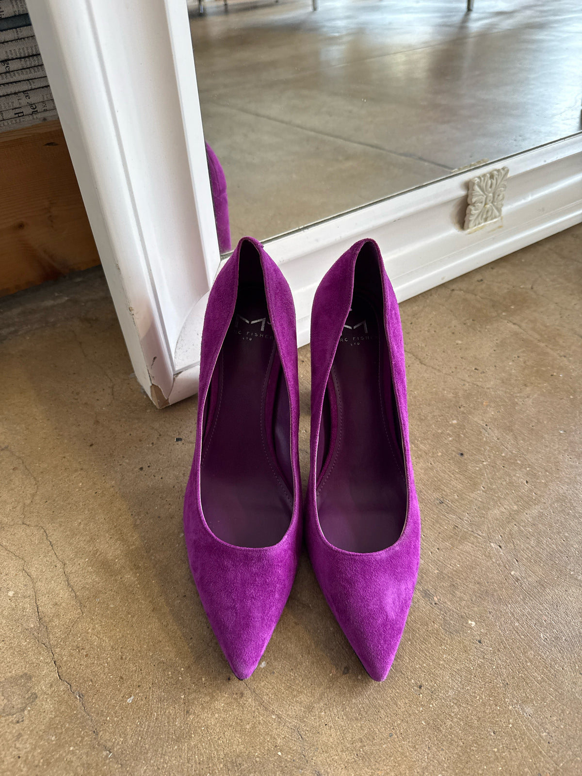 Marc Fisher Shoe Size 6.5 Purple Heels