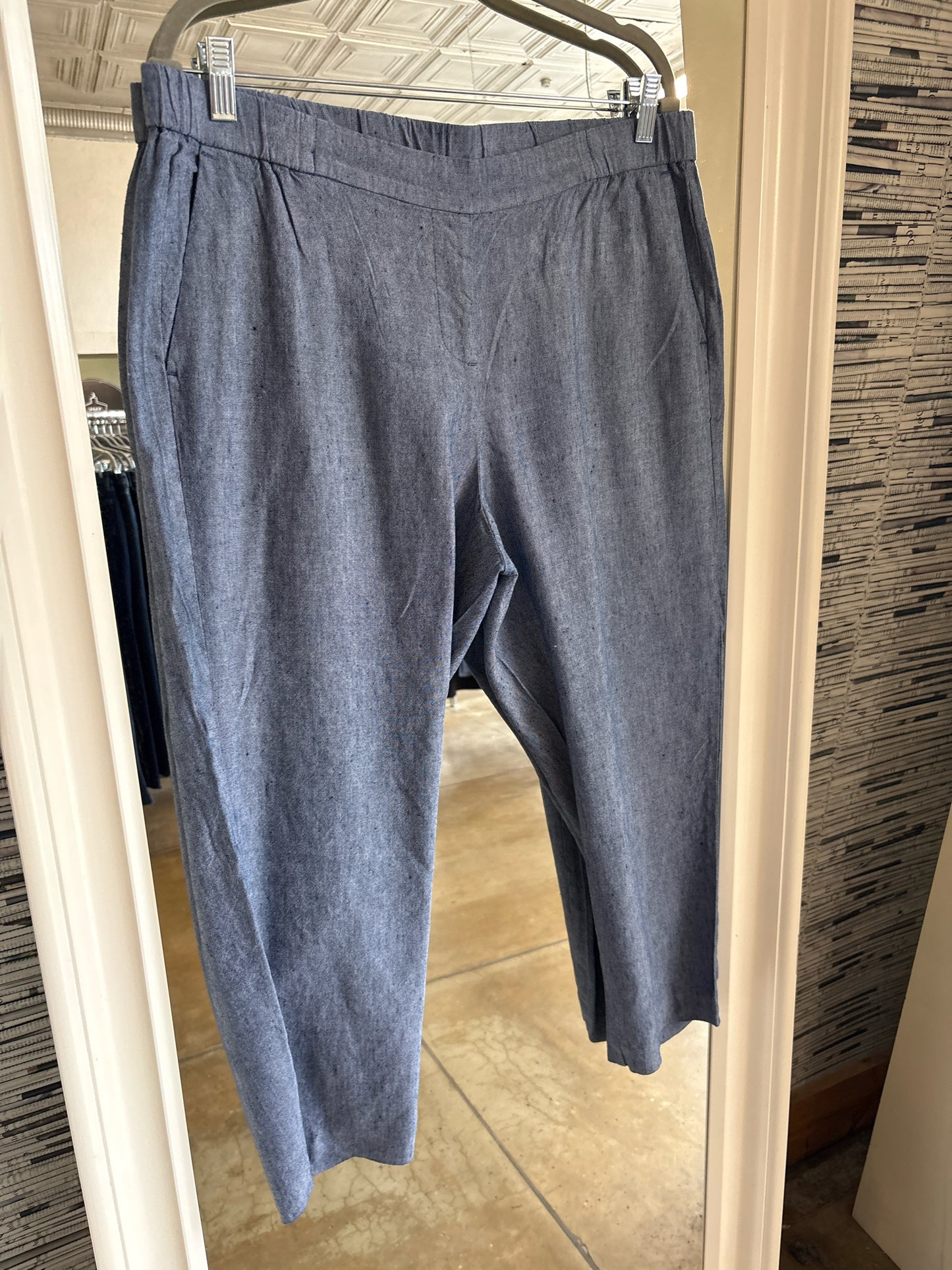 J Jill Size L Chambray Pants