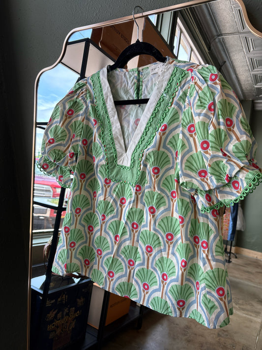 entro Size S Green/multi Top