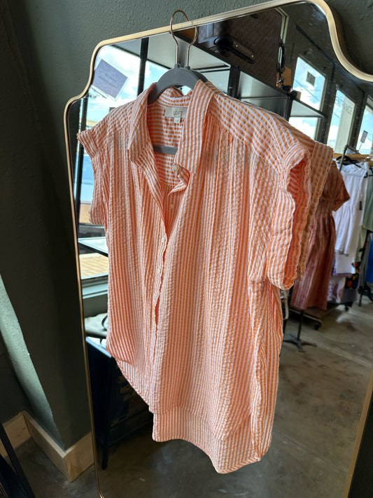 LOFT Size S Orange Top