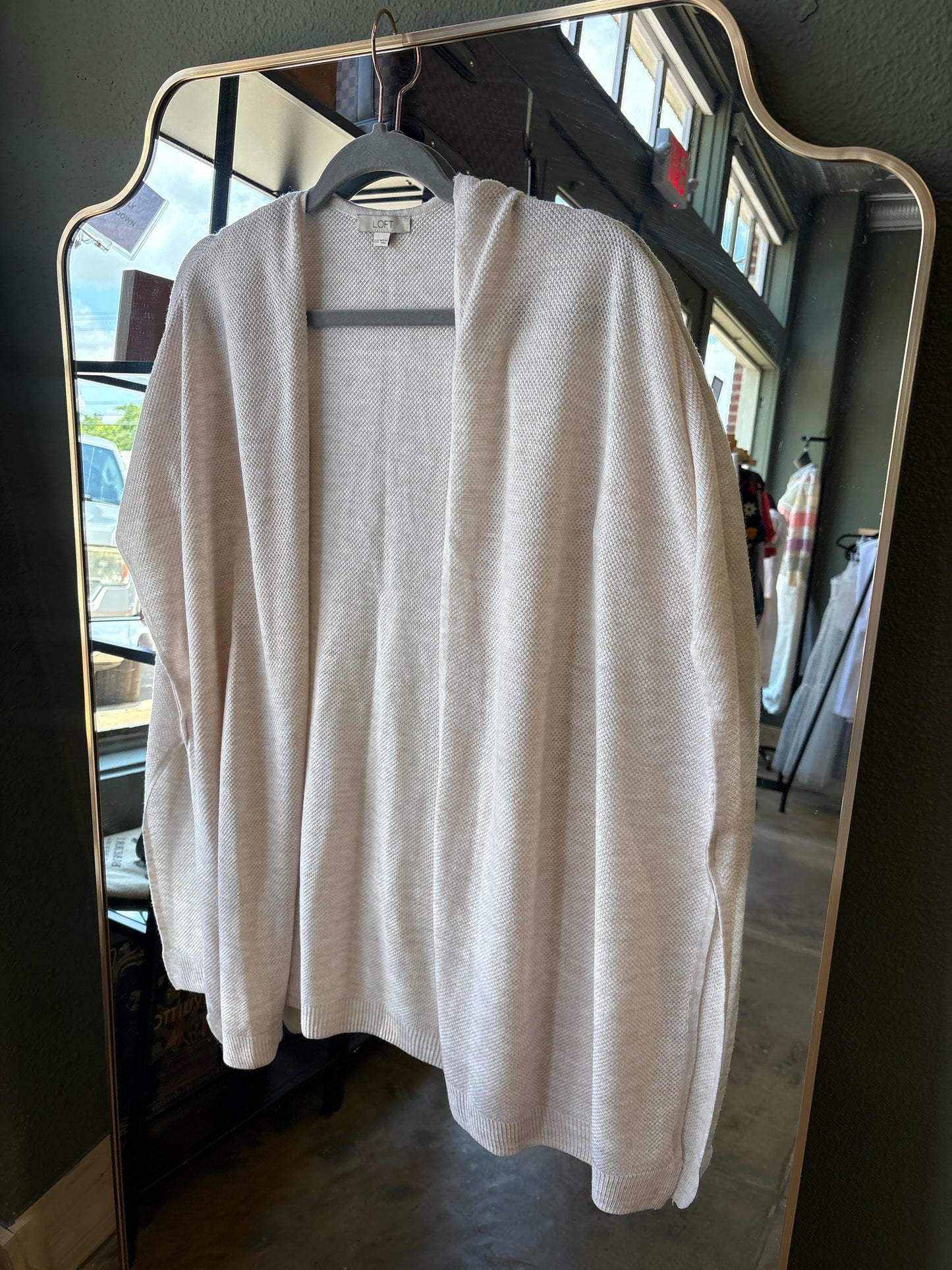 LOFT Size XS-S Oatmeal Cardigan