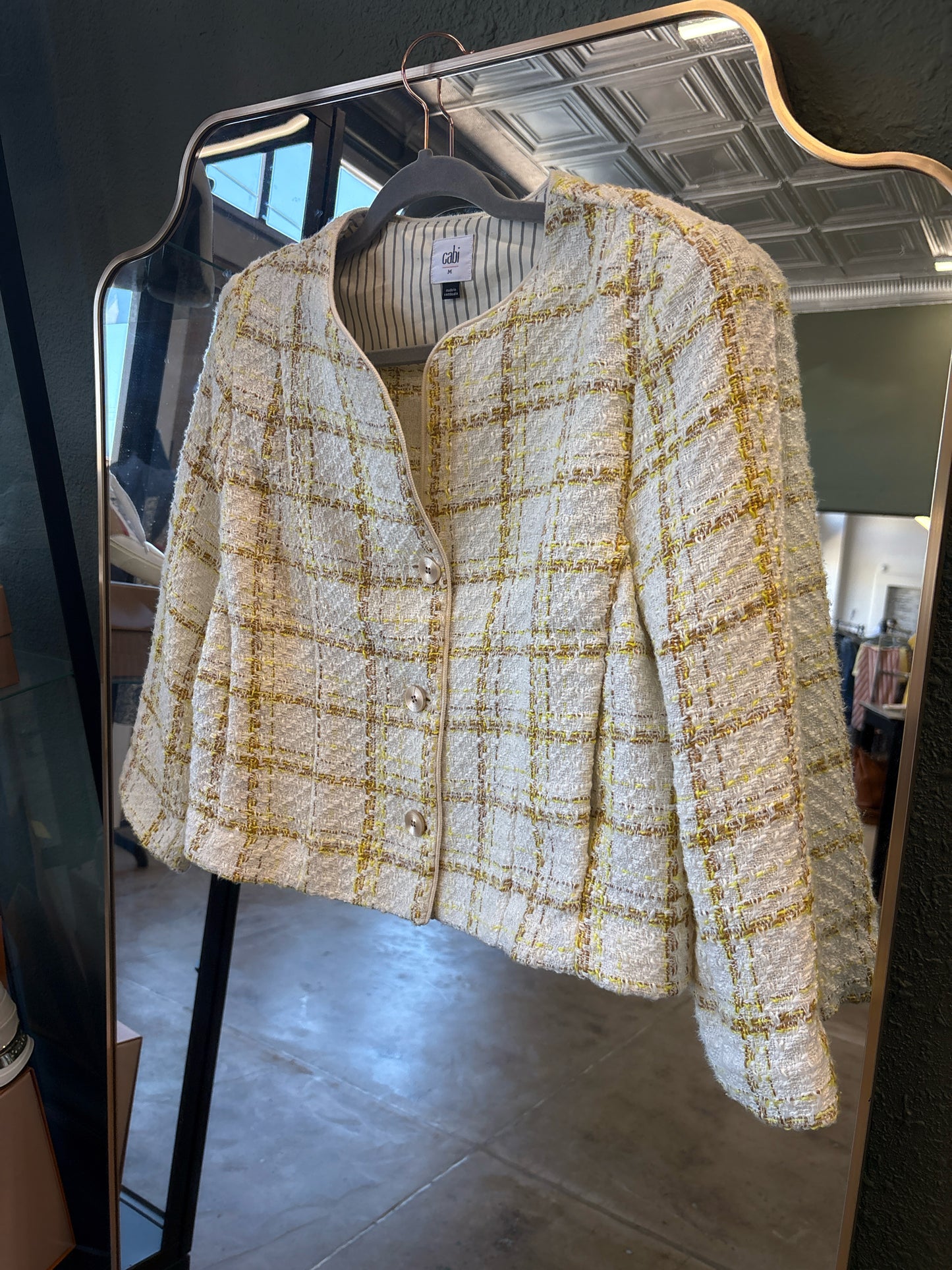 Cabi Size M/8 white multi Two Piece Set