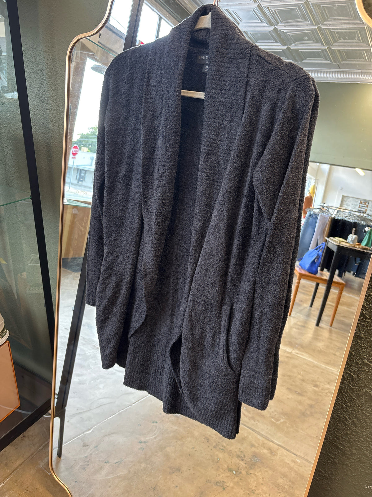 Barefoot Dreams Size XS-S Black Cardigan