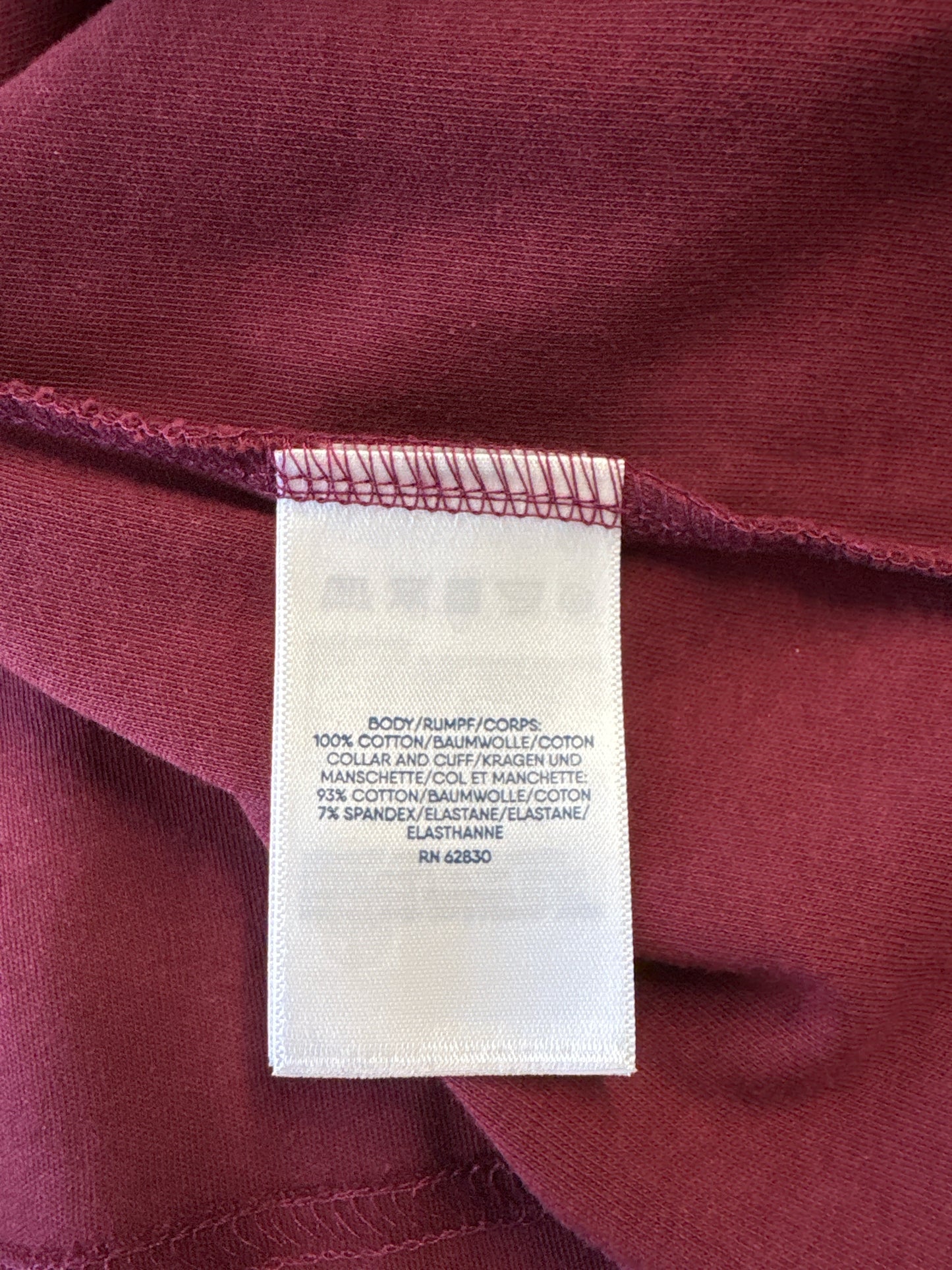 Lands End Size M Wine Top