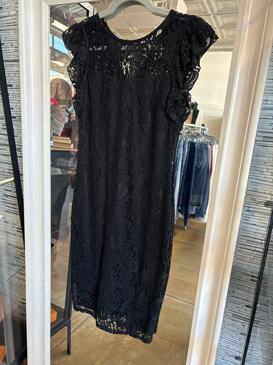 White House Black Market Size XS Black Lace Dress