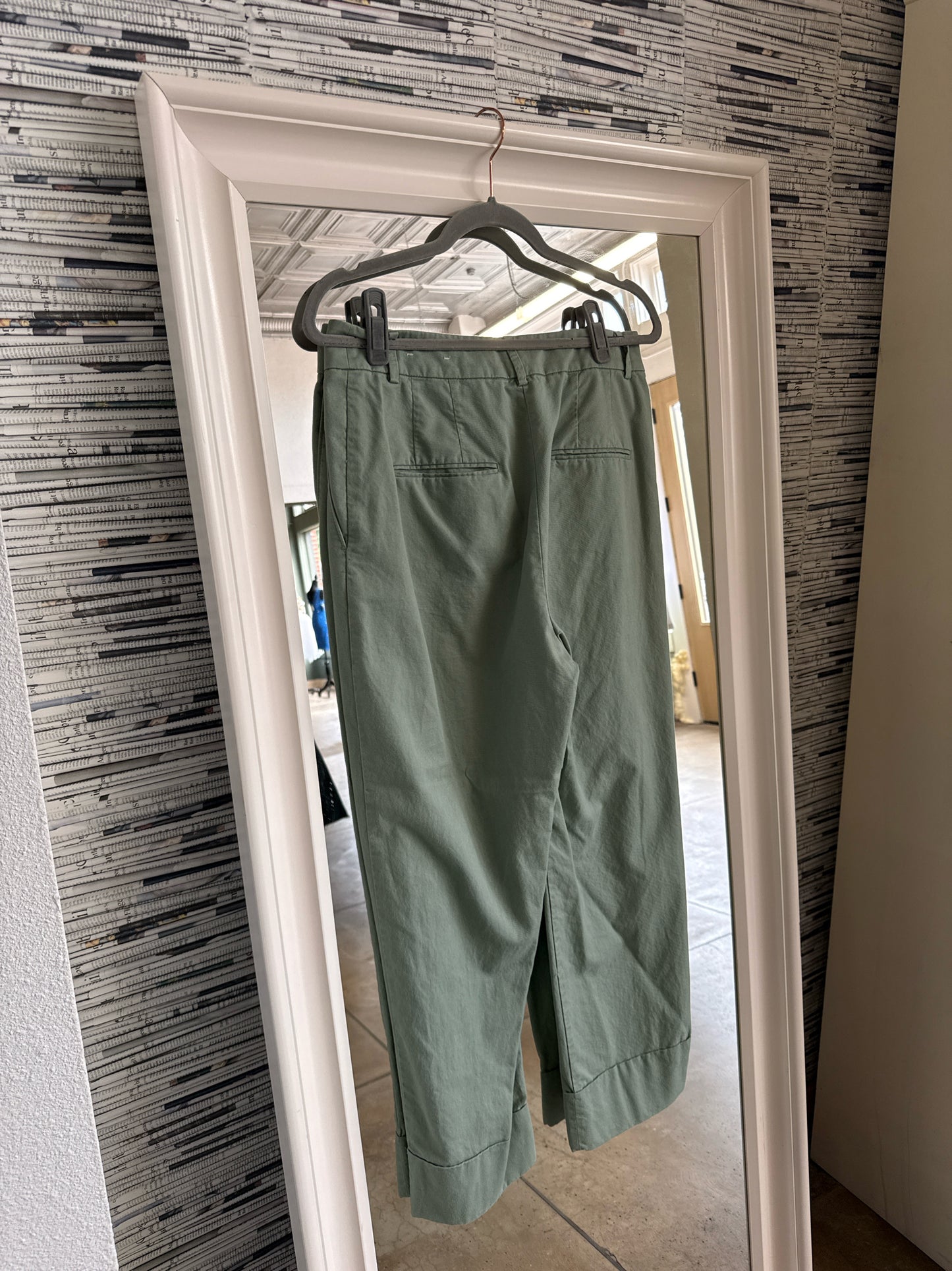 ANN TAYLOR Size 6 Green Pants