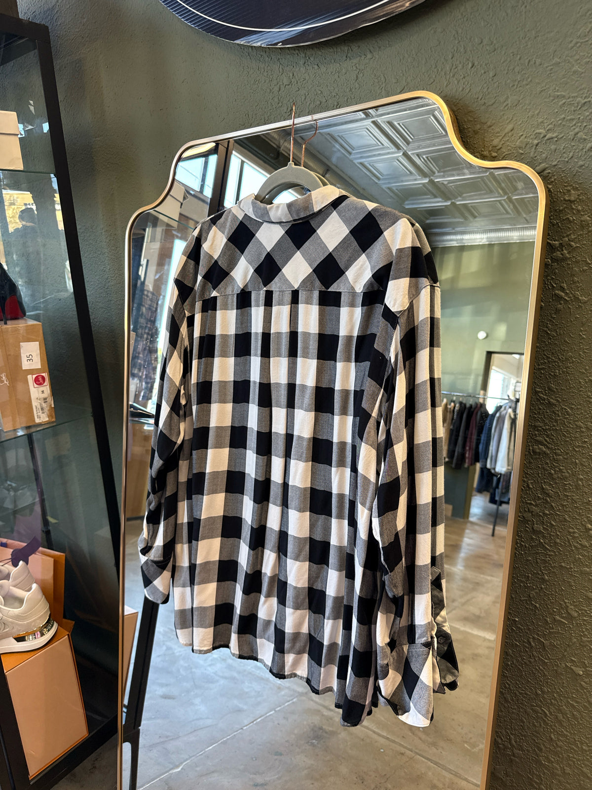J Jill Size XL B&W Top