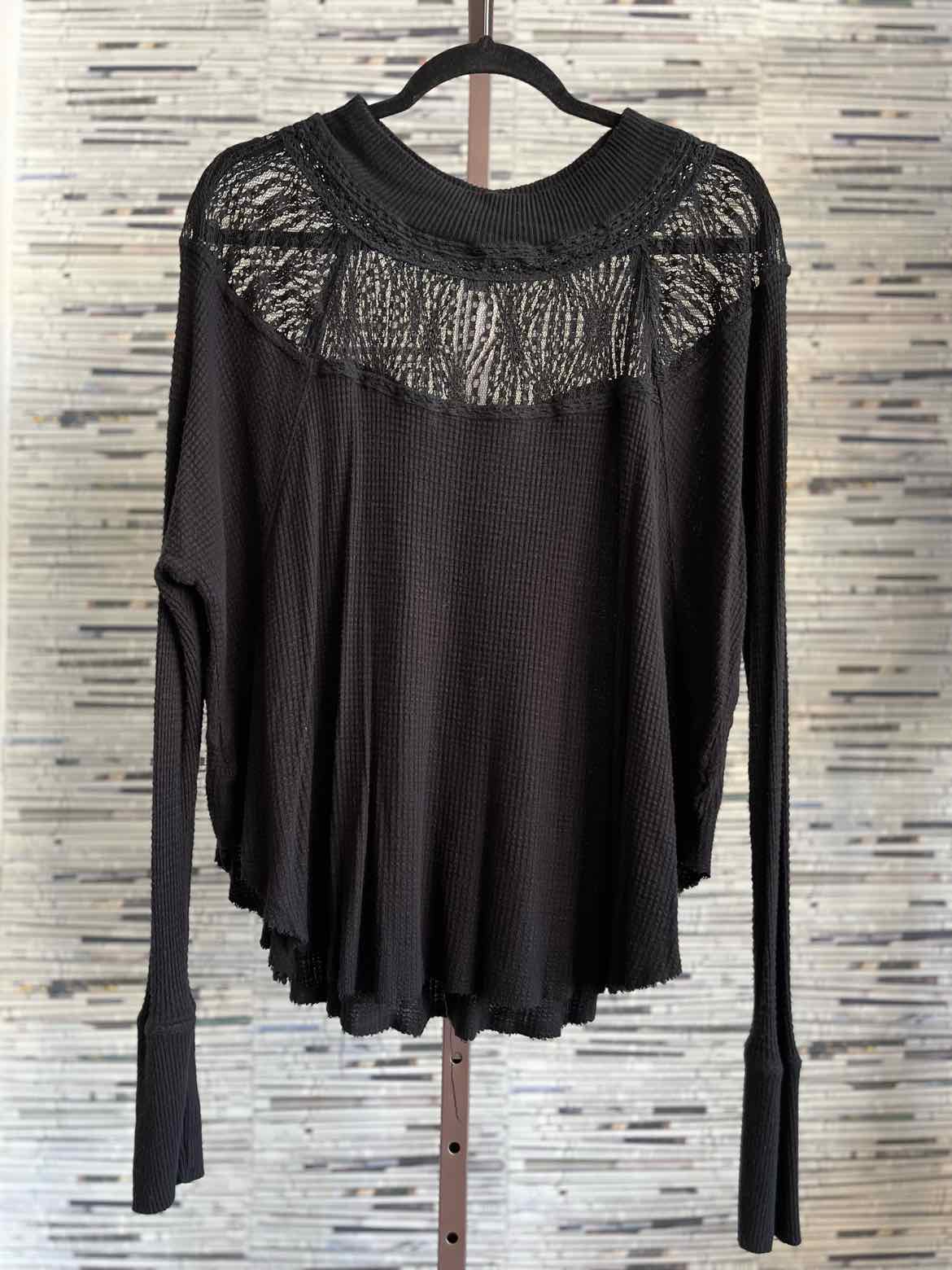 free people Size SP Black Lace Sweater