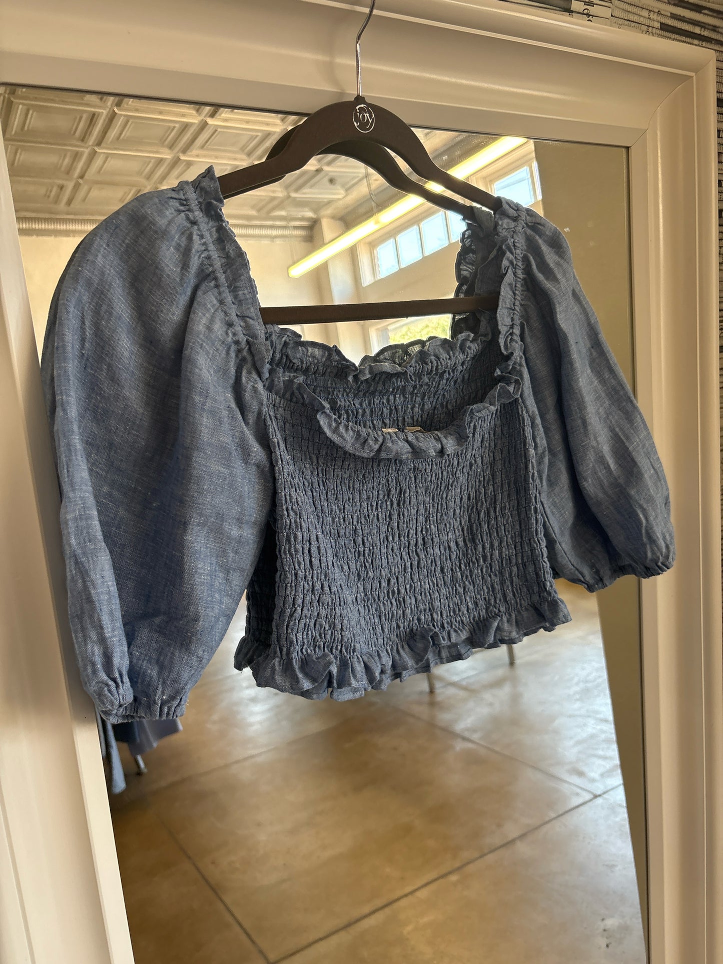 Boden Size 4 Chambray Top