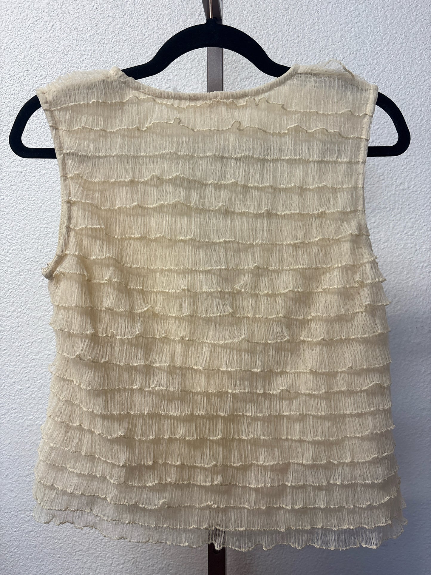 Blue Tassel Size S Top