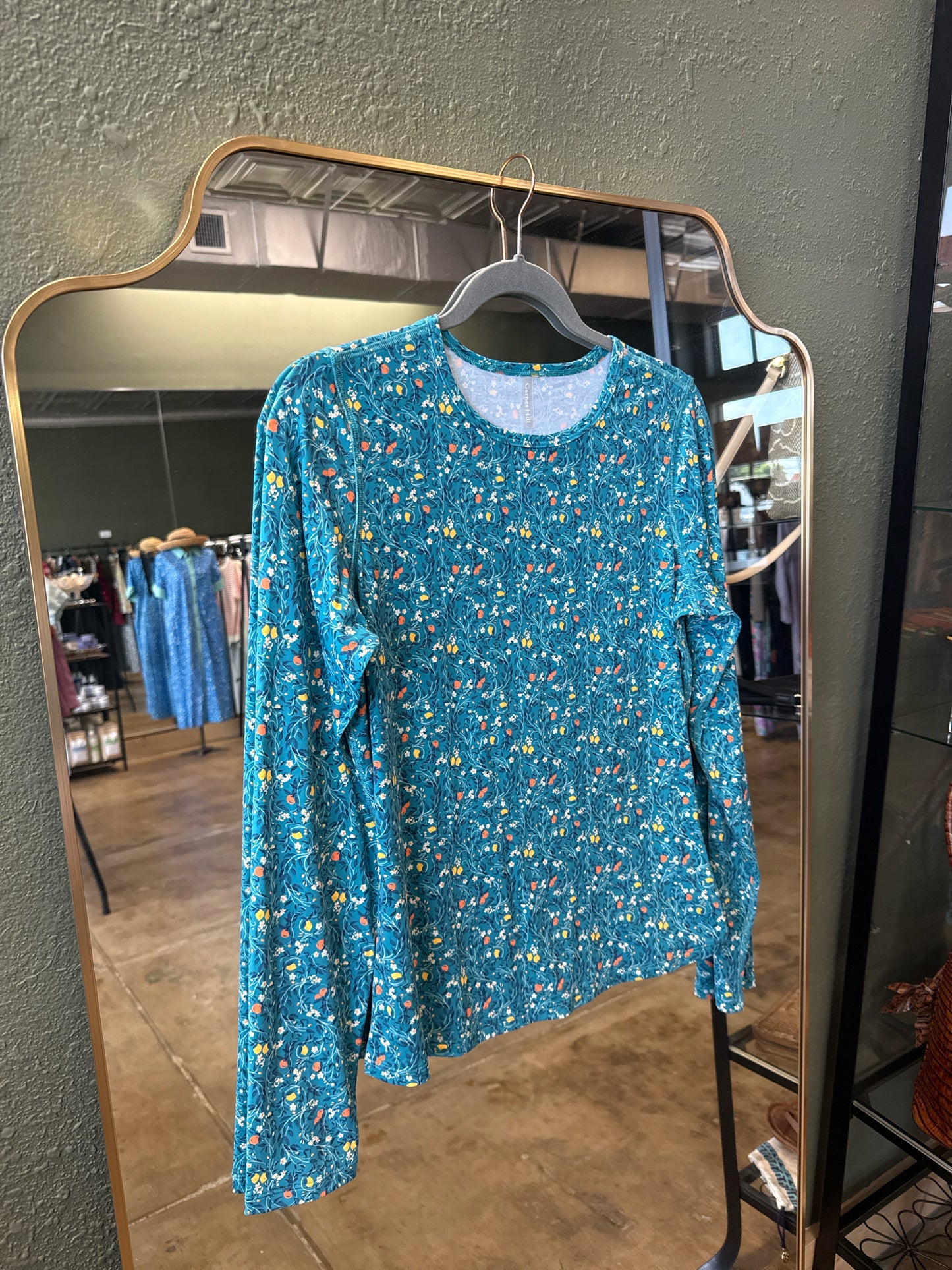 Garnet Hill Size M Teal Swimwear