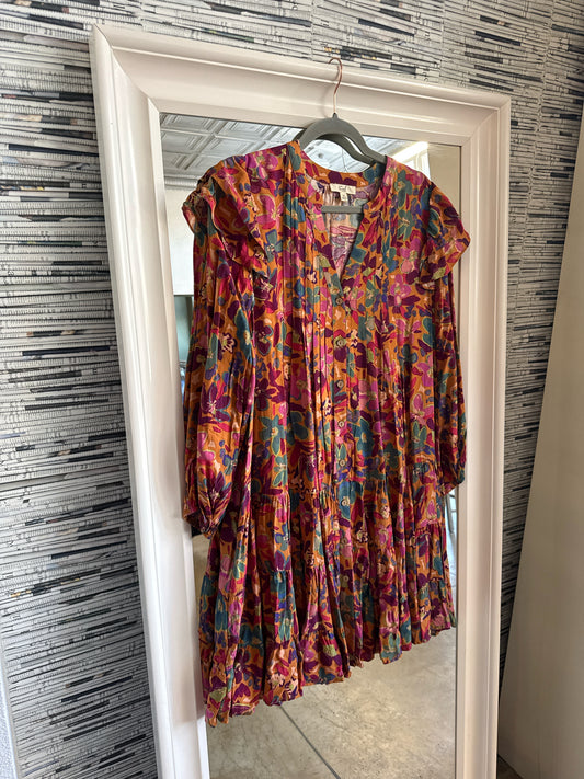 Easel Size M Orange/Pink Dress