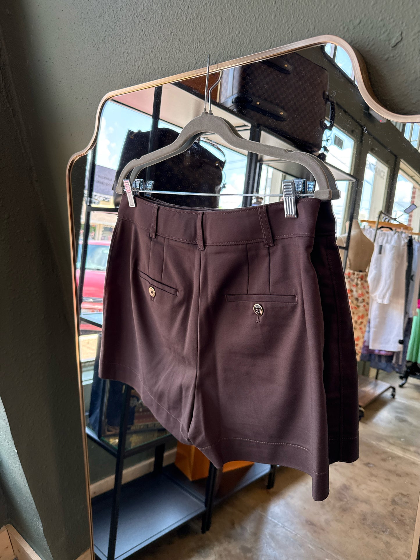 White House Black Market Size 10 Brown Shorts