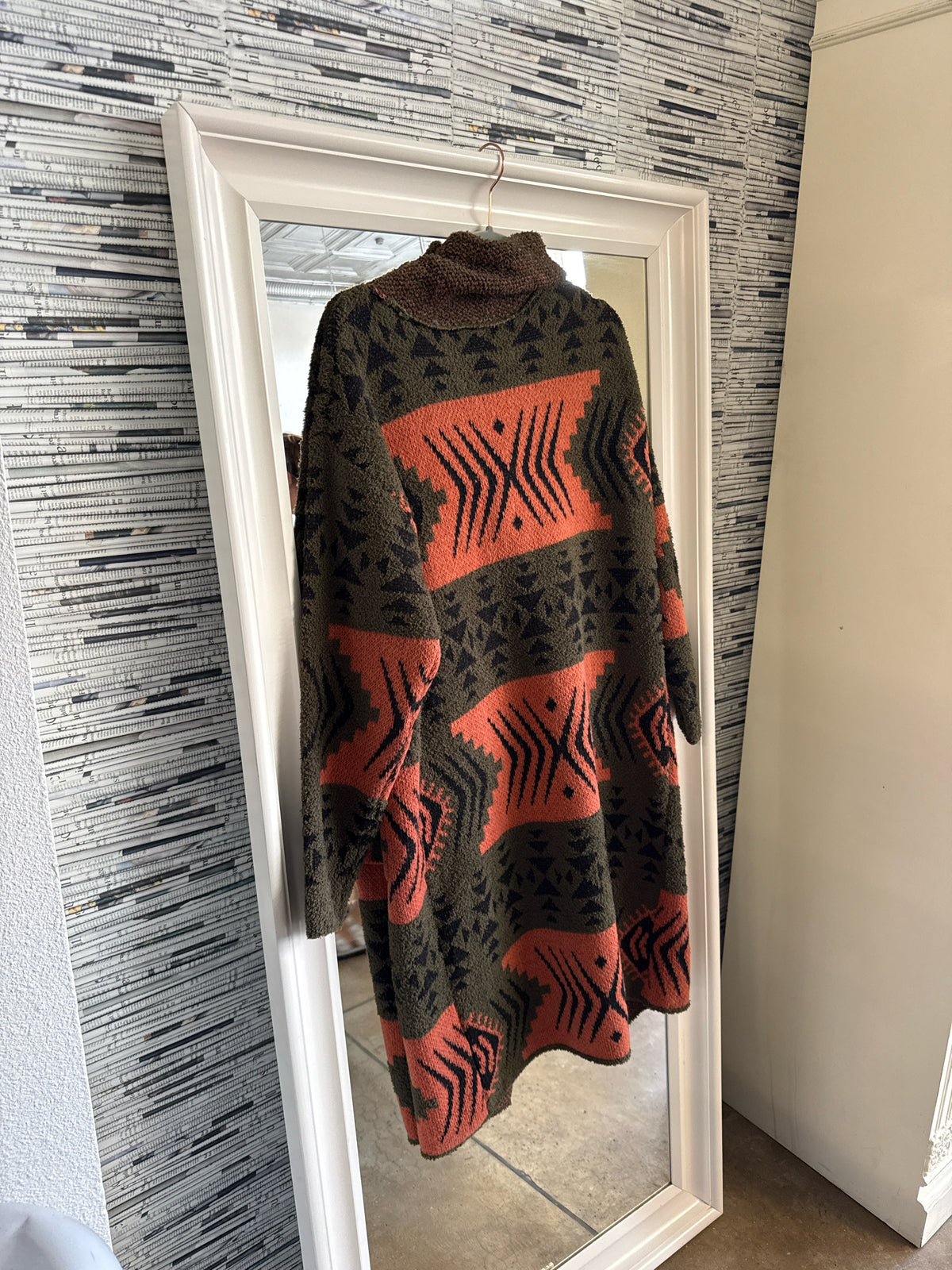 fashion Size S/M Green/Orange Kimono/Shawl
