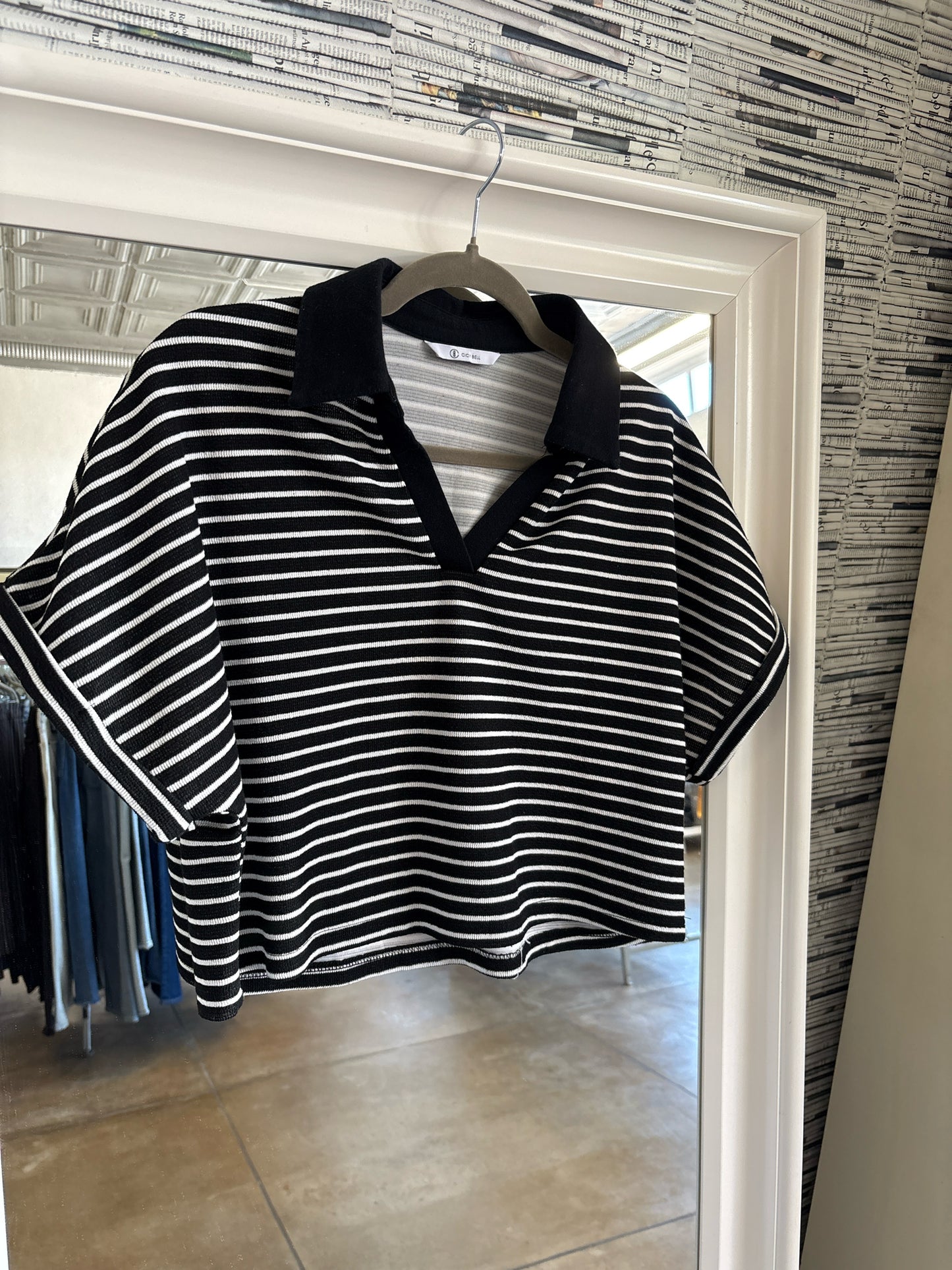 Cicy Bell Size S Black & White Two Piece Set