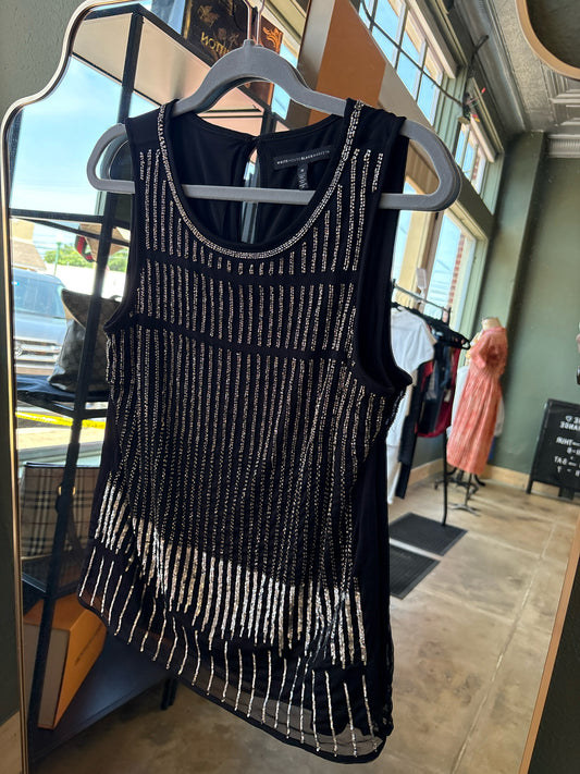 White House Black Market Size M Black Top