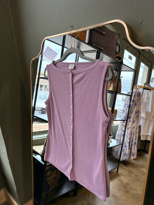 Abercrombie & Fitch Size M Purple Sleeveless Top