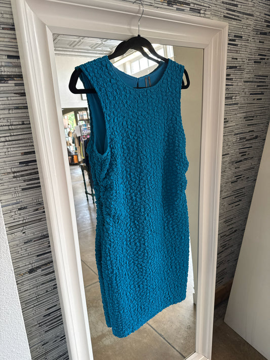 Anthropologie Size L Turquoise Sleeveless Dress