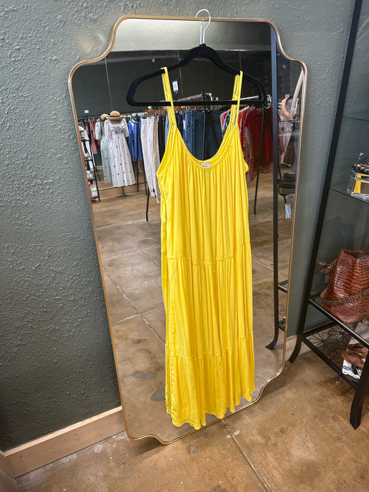 Como Vintage Size XL Yellow Dress