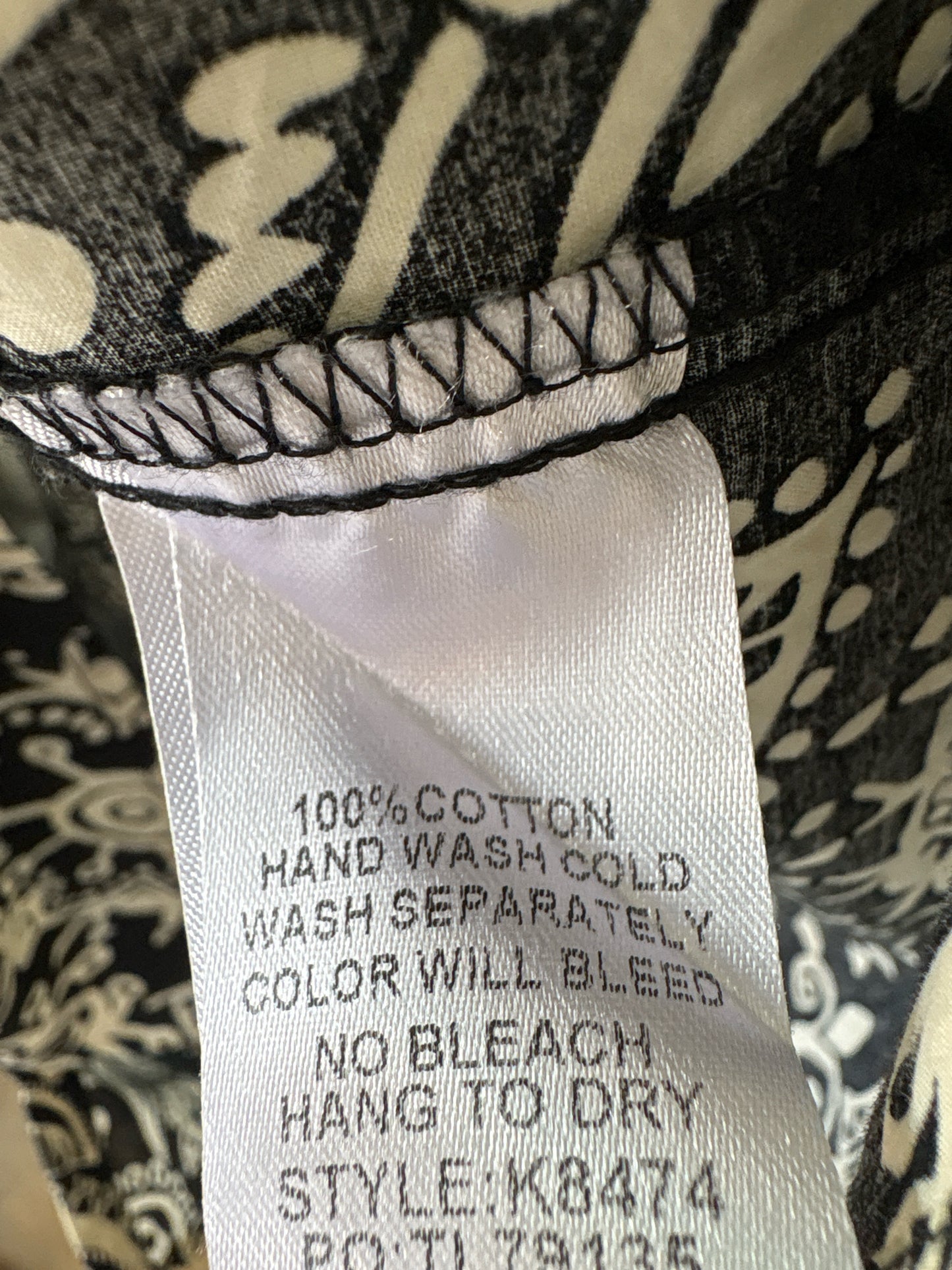 Umgee Size S Black & Off White Dress