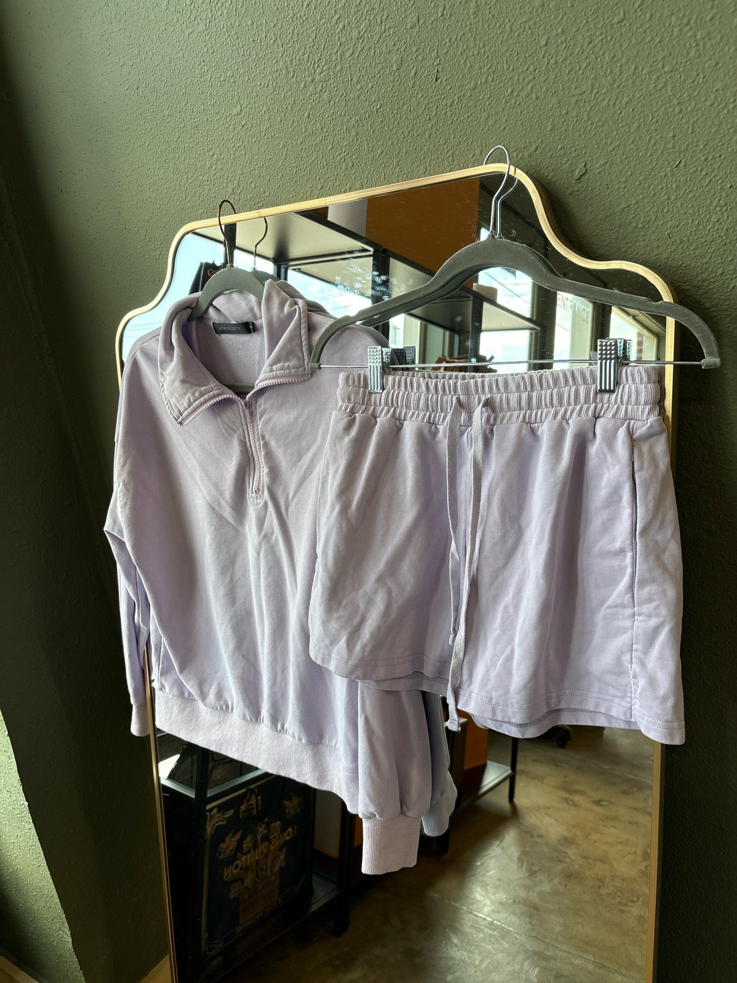 Merokeety Size S Purple Two PC Set