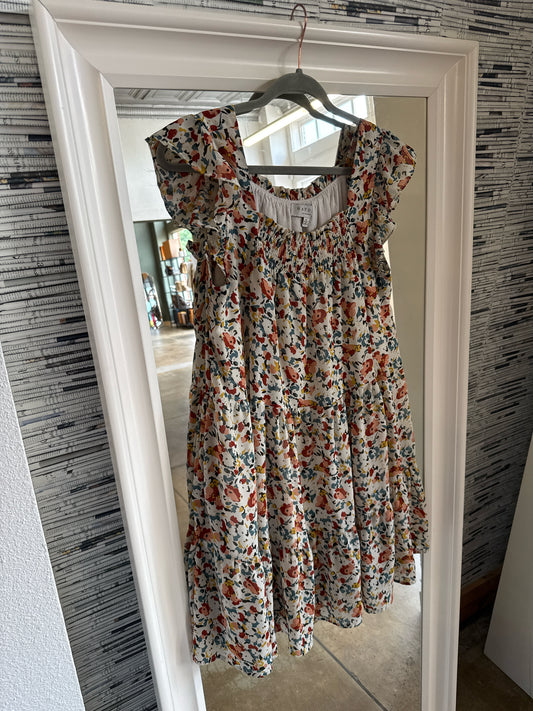 Hayden Los Angeles Size M Cream/multi Dress