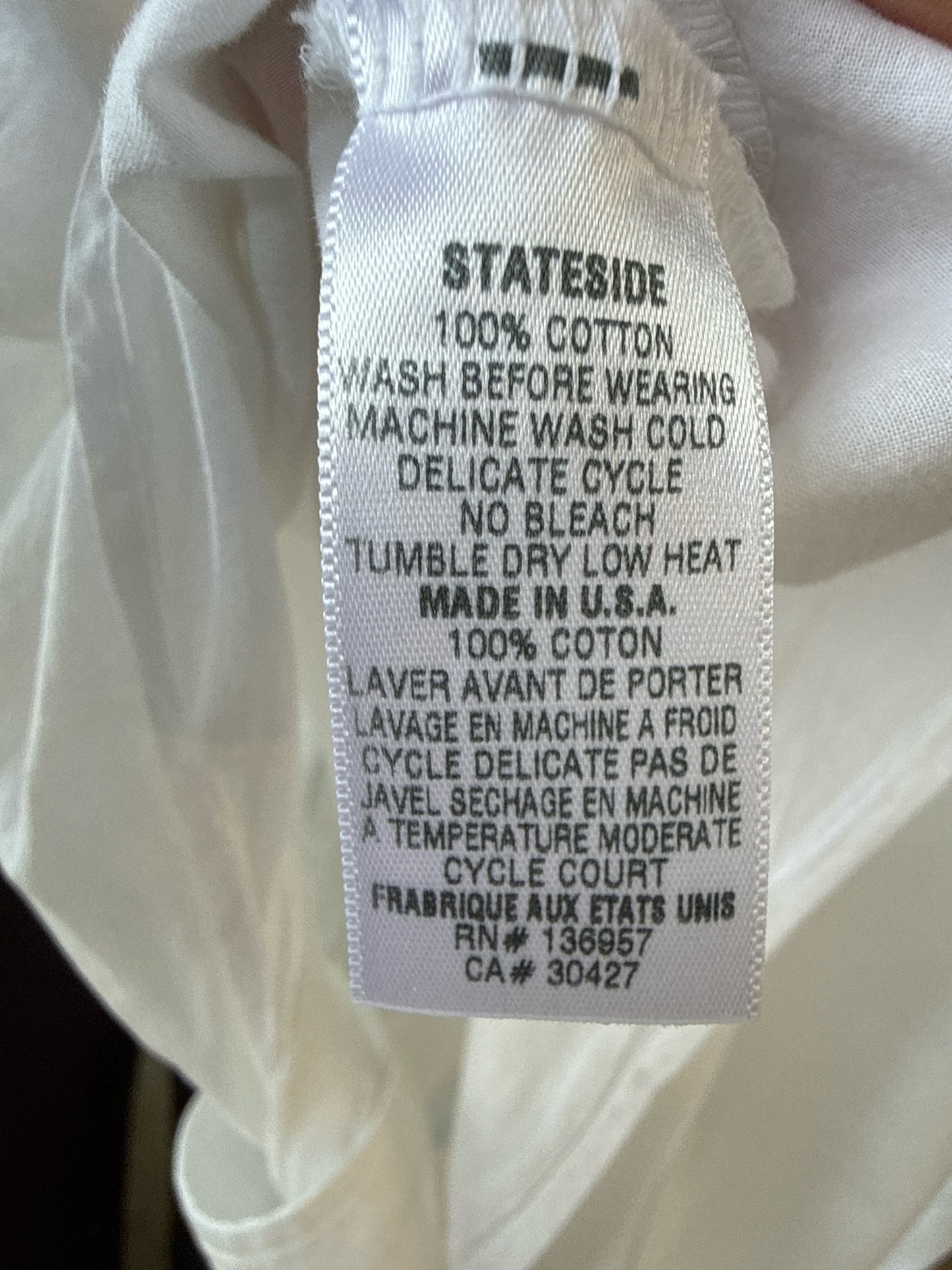 STATESIDE Size M White Top