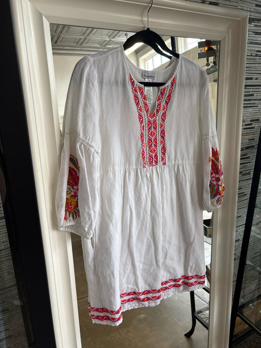 Tommy Bahama Size S White/Coral Dress